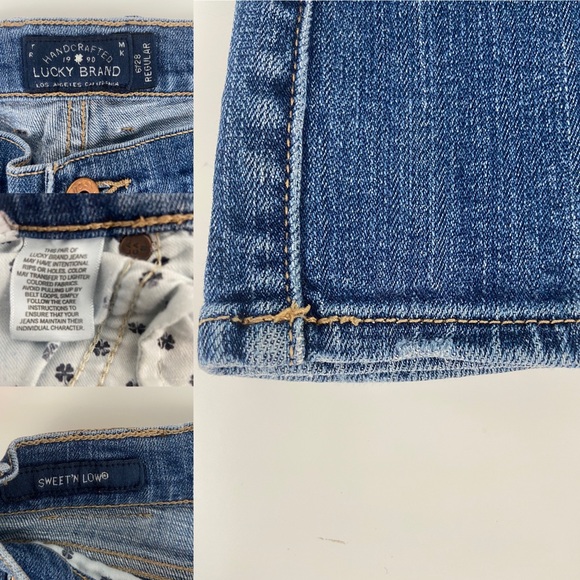 Lucky Brand Sweet N Low Boot Cut Jeans Size 6 - Picture 8 of 11